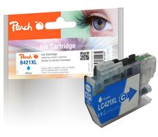 Peach LC-421XLC alternatívny cartridge modrá / pre Brother DCPJ 1050 DW & DCPJ 1140 DW / 500 strán