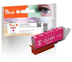Peach C530/531 alternatívna atramentová kazeta fialová / pre Pixma TS 8700 &amp; Pixma TS 8750
