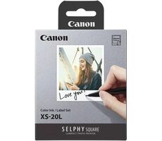 Canon XS-20L biela / Samolepiace fotopapier do termosublimačnej tlačiarne / 20 listov