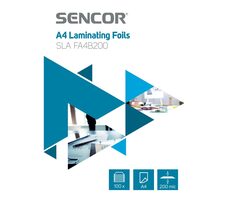 Sencor SLA FA4B200 Laminovacia fólia A4/200mic (100ks)