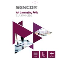 Sencor SLA FA4M250 Laminovacia fólia A4/250mic (25ks)