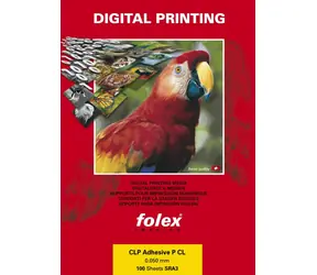 folex CLP Adhesive P CL - SRA3 / Lesklá číra polyesterová samolepiaca fólia / laser / 200 ks