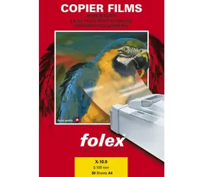 folex Číra fólia X10.0 A3 / Číra polyesterová fólia / ČB laser / 50 ks