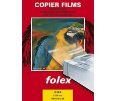 folex X-10.0 číra fólia A4 / Číra polyesterová fólia / ČB laser / 100 ks