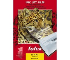 folex BG-32.5 PLUS číra fólia pre IJ - senzorový prúžok / Číra univerzálna fólia / Atrament / 50 ks