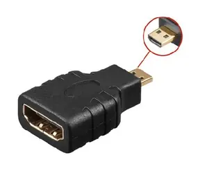 PremiumCord Adapter HDMI Typ A samica - micro HDMI Typ D samec