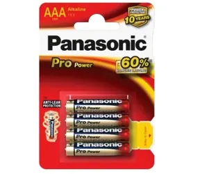Panasonic - Pro Power AAA 4ks / mikrotužková alkalická batéria