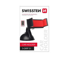 SWISSTEN S-GRIP S1 čierna / Držiak do auta pre 3.5" - 6.0"