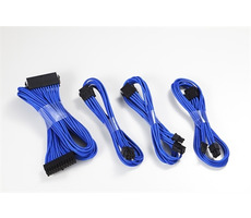 Phanteks sada predlžovacích káblov modrá / 50cm / 24-Pin ATX / 8-Pin EPS / 2x 6+2-Pin PCIe