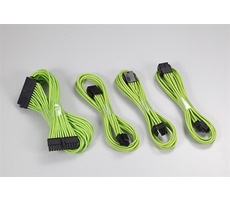 PHANTEKS sada predlžovacích káblov zelená / 50cm / 24-Pin ATX / 8-Pin EPS / 2x 6+2-Pin PCIe