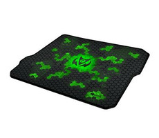 C-TECH ANTHEA CYBER GREEN / Herná podložka pod myš / 320x270x4mm / obšité okraje