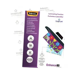 Fellowes A4 80 mic ImageLast / Laminovacie fólie / 100ks / lesklá