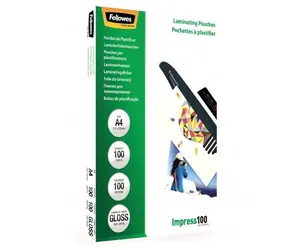 Fellowes A4 100 mic / Laminovacia fólia / 100ks / lesklá