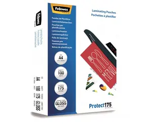 Fellowes A4 175 mic / Laminovacia fólia / 100ks / lesklá