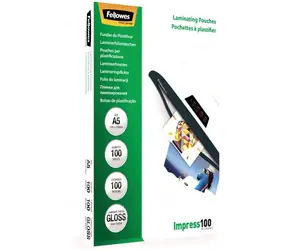 Fellowes A5 100 mic / Laminovacia fólia / 100ks / lesklá