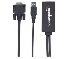 Manhattan Prevodník z VGA a USB na HDMI čierny