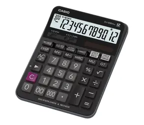 CASIO DJ 120 D Plus čierna / stolná kalkulačka / dvanásťmiestna