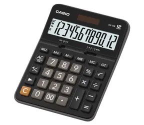 CASIO DX 12 B čierna / stolná kalkulačka / dvanásťmiestna