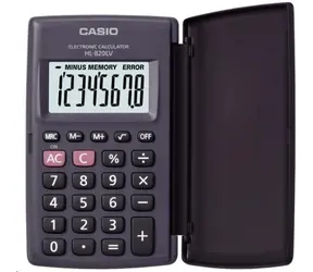 CASIO HL 820LV BK čierna / vrecková kalkulačka / osemmiestna