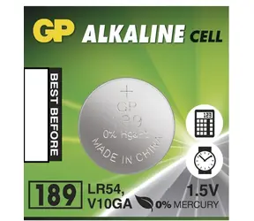 GP Nenabíjacia gombíková batéria 189 / Alkaline / 1ks / Blister