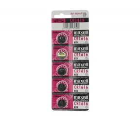 Maxell Lithium Nenabíjacia gombíková batéria CR1616 / 1ks / Blister
