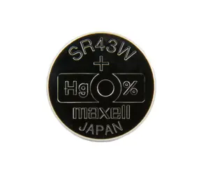 Maxell Silver Oxide Nenabíjacia gombíková batéria 386 / 1ks / Blister