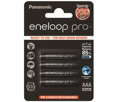 Panasonic Eneloop Pro Nabíjacie batérie AAA 930mAh / Ni-MH / 4ks / Blister