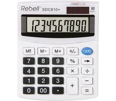 REBELL SDC410 biela / kalkulačka