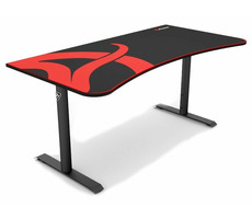 AROZZI ARENA Gaming Desk herný stôl čierny s logom / D: 160cm / Š: 71-82cm / V: 71-81cm