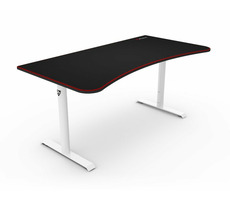 AROZZI ARENA Gaming Desk herný stôl čiernobiely / D: 160cm / Š: 71-82cm / V: 71-81cm
