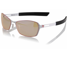 AROZZI VISIONE VX-500 herné okuliare bieločierne obrúčky / jantárové sklá