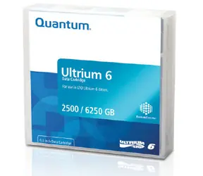 Quantum LTO-6 Ultrium Barium Ferrit kazeta 2.5TB RW / pri kompresii až 6.25TB