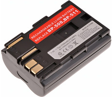 T6 Power Batéria Canon BP-508 / BP-511 / BP-511A / BP-512 / BP-514 / 1700mAh / hnedá