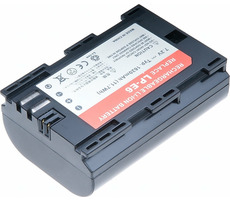 T6 Power Batéria Canon LP-E6 / 1620mAh / šedá
