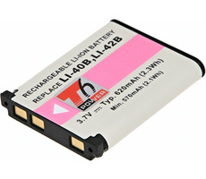 T6 Power Batéria Olympus Li-40B / Li-42B / D-Li63 / EN-EL10 / NP-45 / NP-80 / KLIC-7006 / D-Li108 / 620mAh