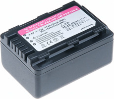 T6 Power Batéria pre Panasonic VW-VBK180 / 1720mAh / čierna