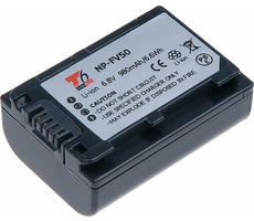 T6 Power Batéria pre Sony NP-FV50 / 980mAh / šedá