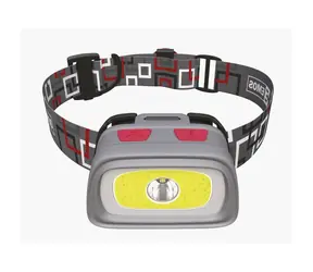 EMOS LED svietidlo čelovka E1801 / 1x CREE XPG + 1x COB LED + červená zadná LED / 3x AAA + 1x CR2032 / píšťalka