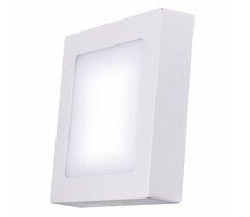EMOS prisadené LED svietidlo štvorec 6W / 36W / teplá biela / IP20