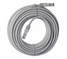EMOS Patch kábel UTP CAT 5e 10m šedá / AWG26 / PVC