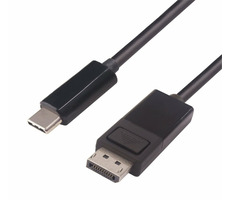 PremiumCord Prevodník USB 3.1 (USB-C) na DisplayPort / rozlíšenie 4K / 2K@30Hz / kábel 2m