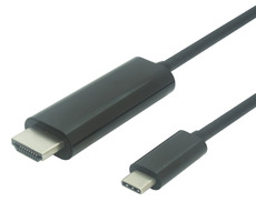 PremiumCord Prevodník USB 3.1 (USB-C) na HDMI / rozlíšenie 4K / 2K @ 60Hz / kábel 1,8m