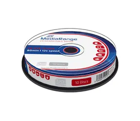 MediaRange CD-RW 700MB 12x spindl 10ks