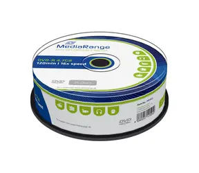 MediaRange DVD-R 4.7GB 16x spindl 25ks