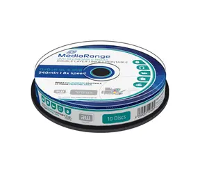 MediaRange DVD+ R 8.5GB 8x Dual Layer spindl 10ks - Inkjet Printable