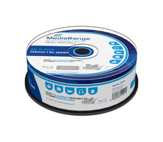 MediaRange BD- R Blu-RAY 25GB 6x spindl 25ks - Inkjet Printable