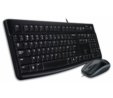 Logitech Desktop MK120 Francúzska verzia / Klávesnica a myš / FR verzia / USB / Čierna