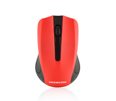 Modecom MC-WM9 červená / bezdrôtová optická myš / 1200DPI