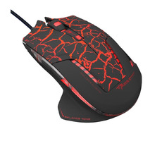 E-BLUE Mazer Pro (EMS600BKCA-IU) čierno-červená / Herná optická myš / 2500DPI / 6 tlačidiel / 1 koliesko / drôtová (USB)