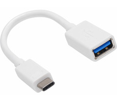 Sandberg USB-C do USB 3.0 konvertor / biely